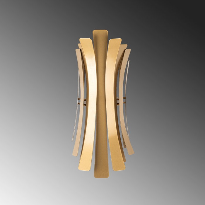 Opviq Lámpara de Pared de Cuerpo Metálico Dorado Opviq Lámpara de Pared de Cuerpo Metálico Dorado